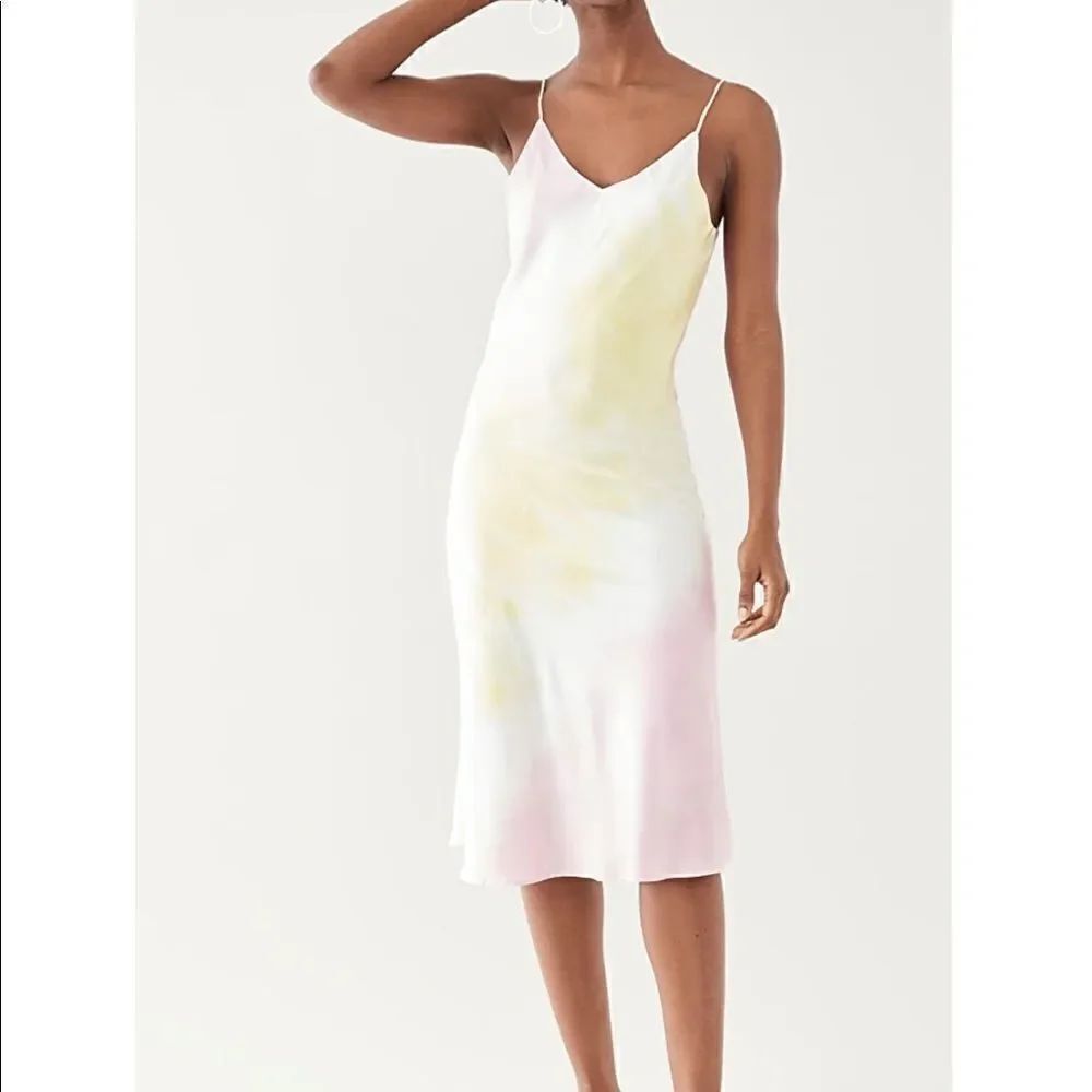 Shopbop O.P.T. Pale Tie Dye Slip Midi Dress NWT